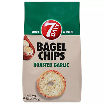 Seven Days Bagel Roasted Garlic Chips (250G) - Papaya Express